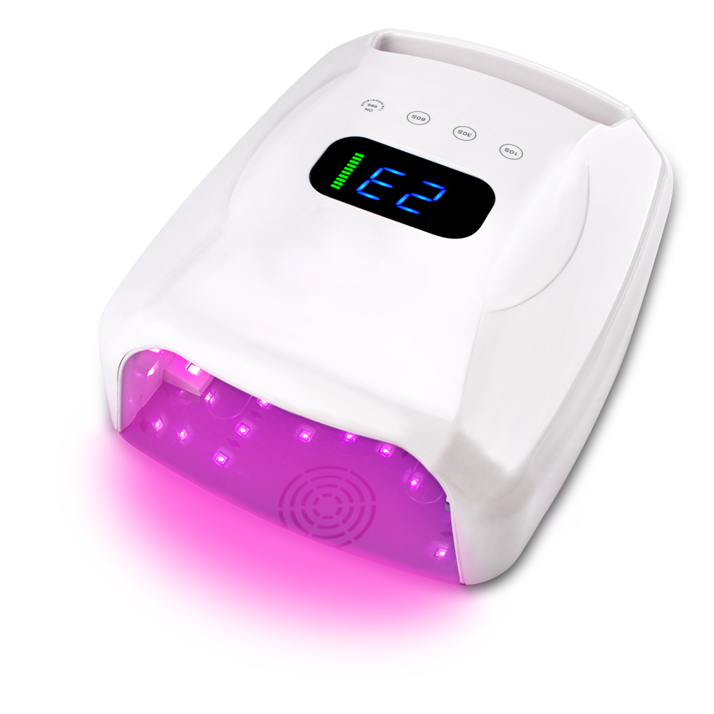 Uv Nail Lamp - サロン向け独自のデザインの新しいハイパワー96W高品質赤色光コードレスLED UVネイルランプ