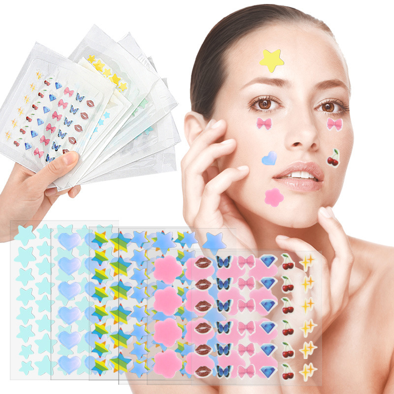 Makeup And Beauty - カラー漫画ニキビパッチスキンケアステッカーコンシーラーフェイシャルスポットビューティーメイクアップツール