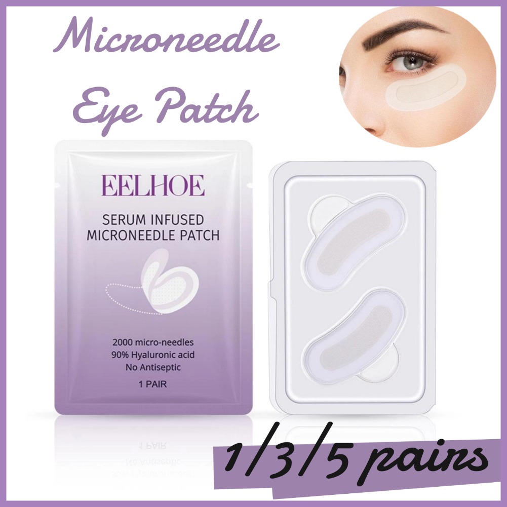 Collagen Eye Patch - コラーゲンマイクロニードルアイパッチヒアルロン酸可溶性マイクロニードルアイマスクダークアイサークル保湿目の下のスキンケア