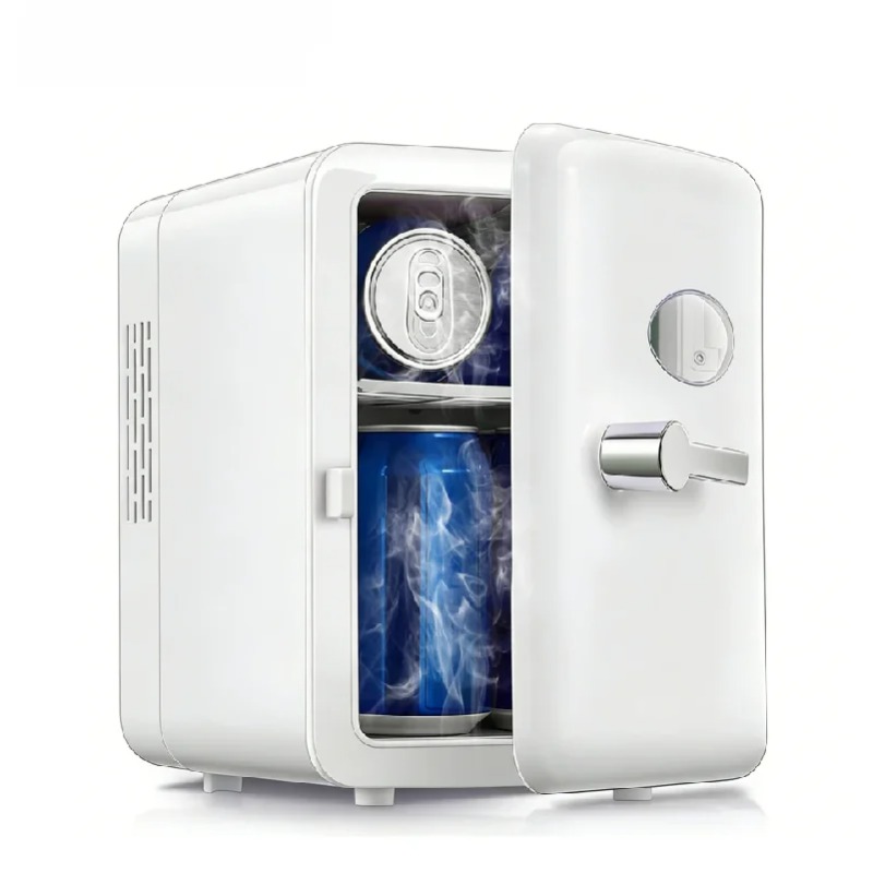Beauty Makeup Fridge - ポータブル4Lミニ美容冷蔵庫 車＆家庭両用 冷却・加熱機能付き冷蔵庫 スキンケア化粧品メイクアップ用フェイス冷蔵庫 旅行用