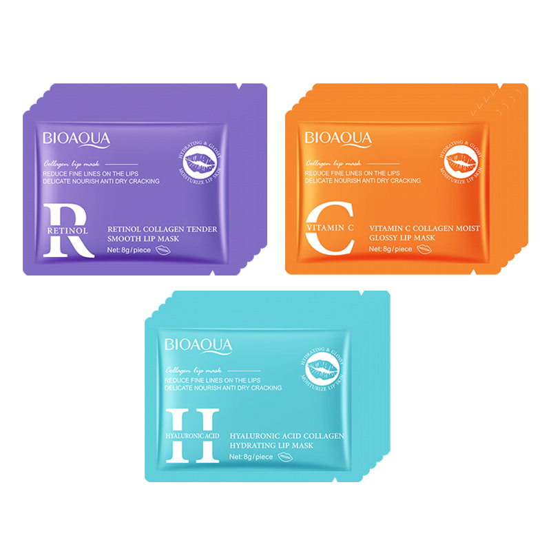 Collagen Eye Patch - BIOAQUA レチノールクリスタルコラーゲンアイマスクアンチダークサークル抗しわ保湿アンチエイジングアイパッチスキンケア
