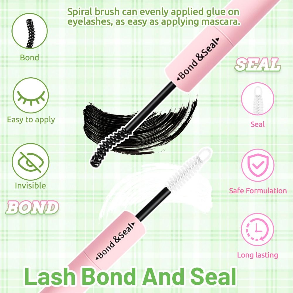 False Eyelashes Natural - ナチュラルルックつけまつげ ボンド＆シール ウィスピー風 3Dフェイクミンク ラッシュクラスターデザイン つけまつげメイクアップ
