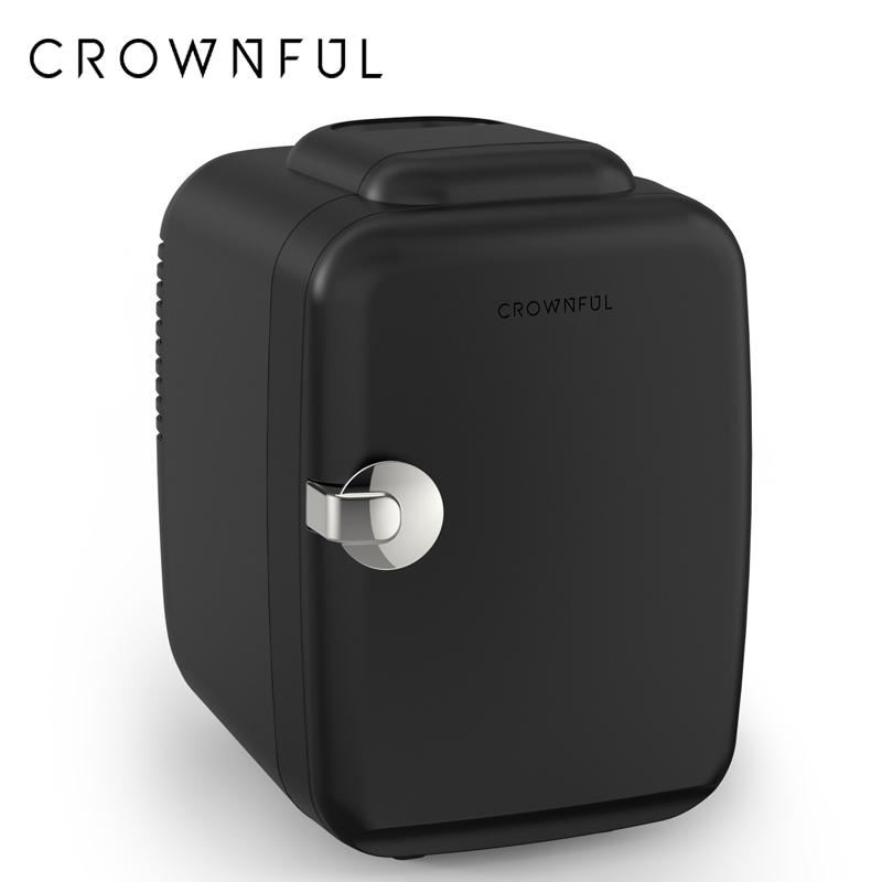 Beauty Makeup Fridge - ミニカー冷蔵庫,Crownful-4L V,110V, AC/DC,加熱冷却,美容,メイクアップ用,220