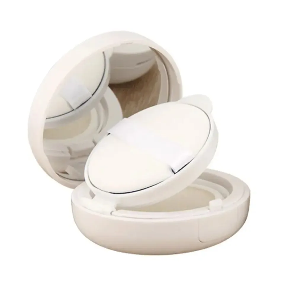 Beauty Makeup Blender - 15 グラム/0.5 オンス空のエアクッションパフボックスポータブル化粧品メイクアップケースコンテナパウダースポンジミラー付き BB クリームファンデーション用
