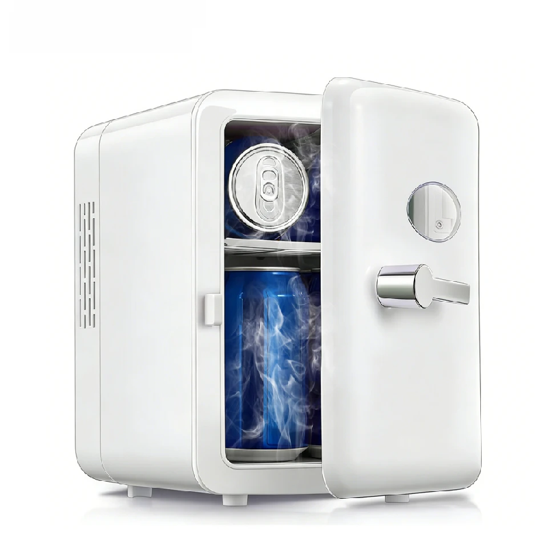 Beauty Makeup Fridge - ポータブル4Lミニ美容冷蔵庫 車＆家庭両用 冷温両用冷蔵庫 スキンケア化粧品メイクアップ用 フェイス冷蔵庫 旅行用
