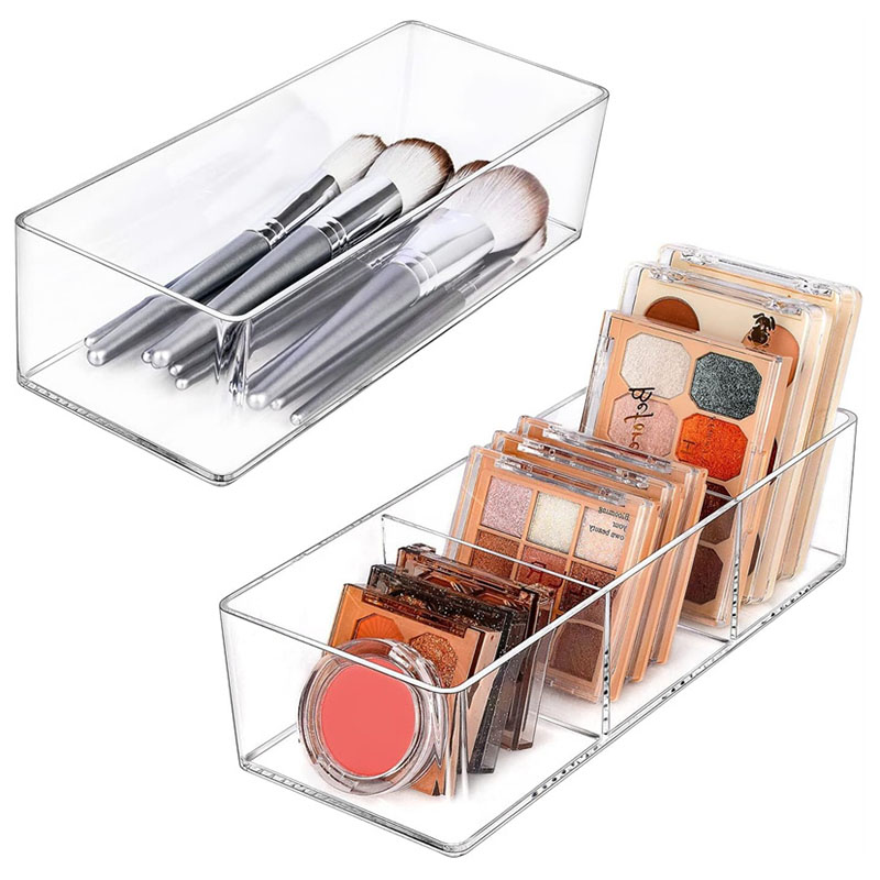 Beauty Makeup Blender - アクリル製化粧品収納ボックス 口紅、メイクブラシ、化粧道具、パフ収納用 引き出し付き卓上収納ボックス