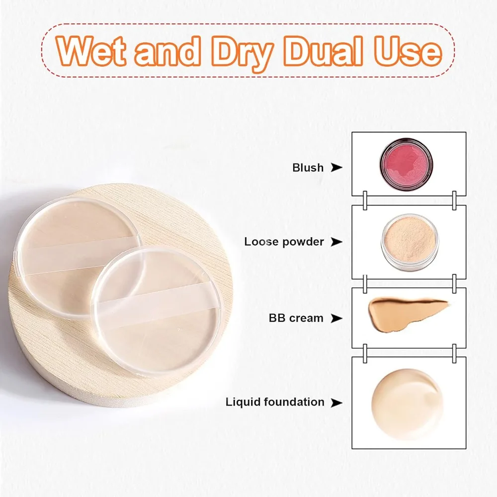 1-5 個のシリコーン化粧パフソフトメイクアップ美容スポンジ - Beauty Makeup Blender のレビューと価格