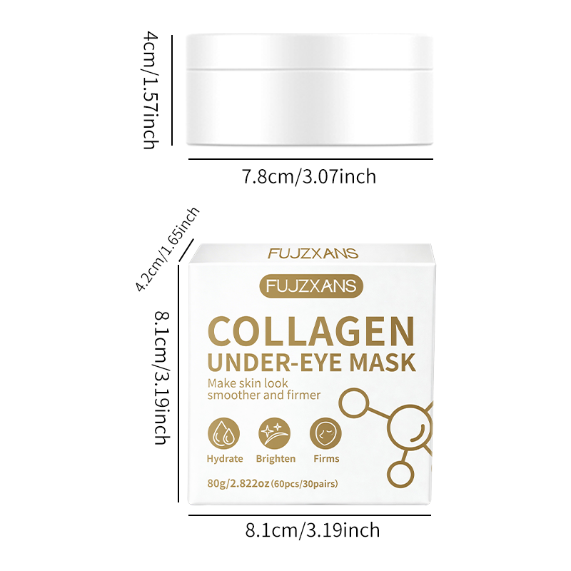 バイオコラーゲンアイマスク 60枚入り、ナイアシンアミド＆H - Collagen Eye Patch のレビューと価格