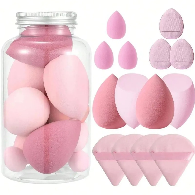 14個入りメイクアップスポンジセット、収納ジャー付き、ベルベ - Beauty Blender In Makeup のレビューと価格