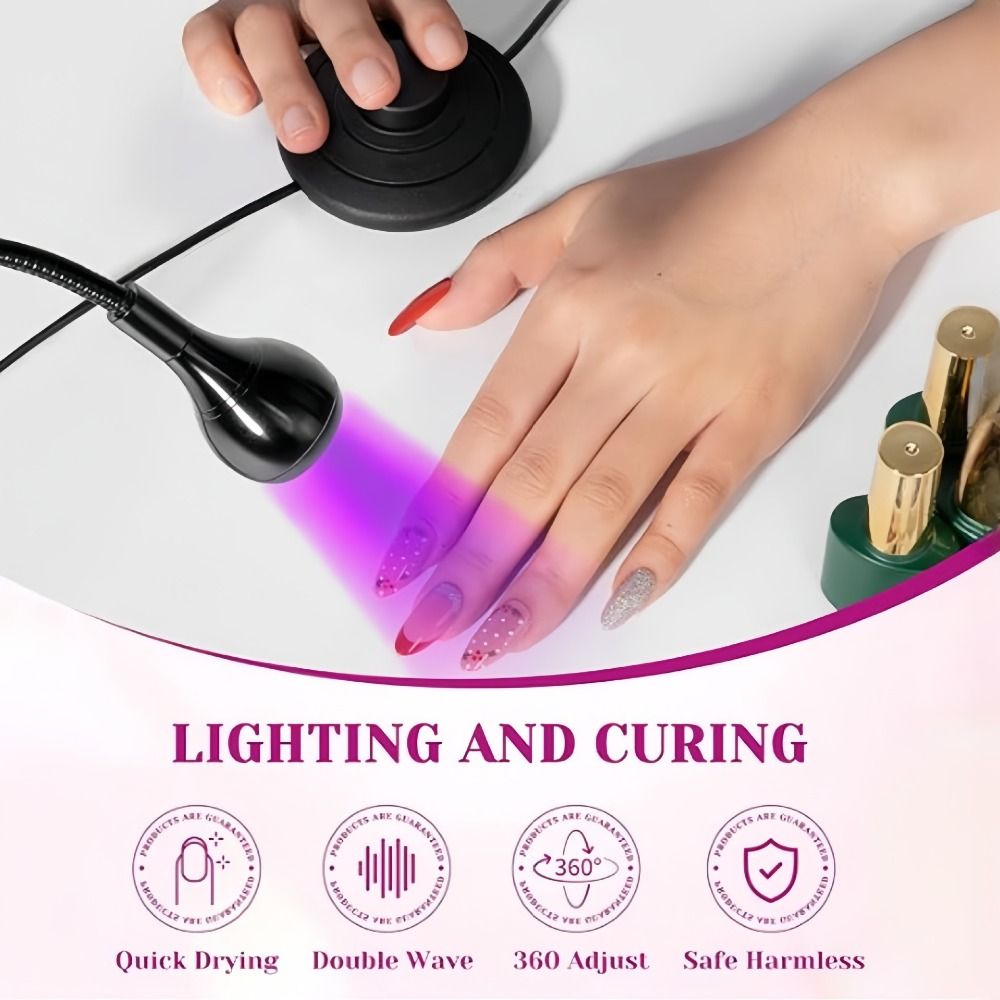 5W/3W UV LEDネイルランプ フットペダルスイッチ付 - Uv Nail Lamp のレビューと価格