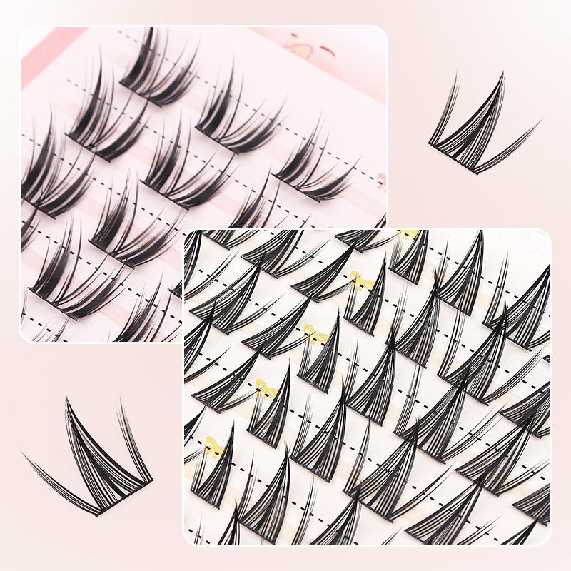 激安セール 10列 個別つけまつげ 8-13mm クラスター - False Eyelashes Natural のレビューと価格