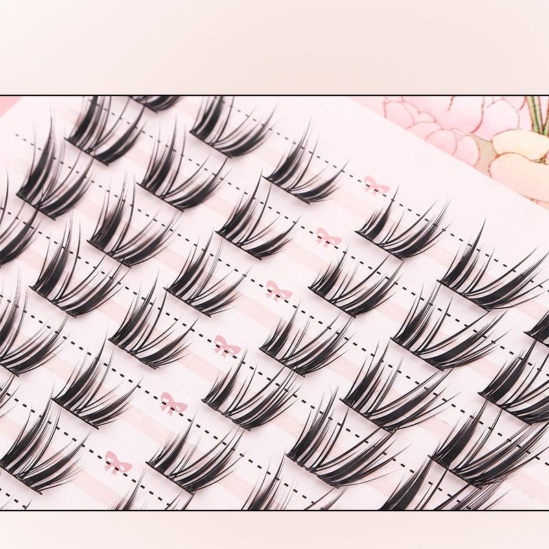 激安セール 10列 個別つけまつげ 8-13mm クラスター - False Eyelashes Natural のレビューと価格
