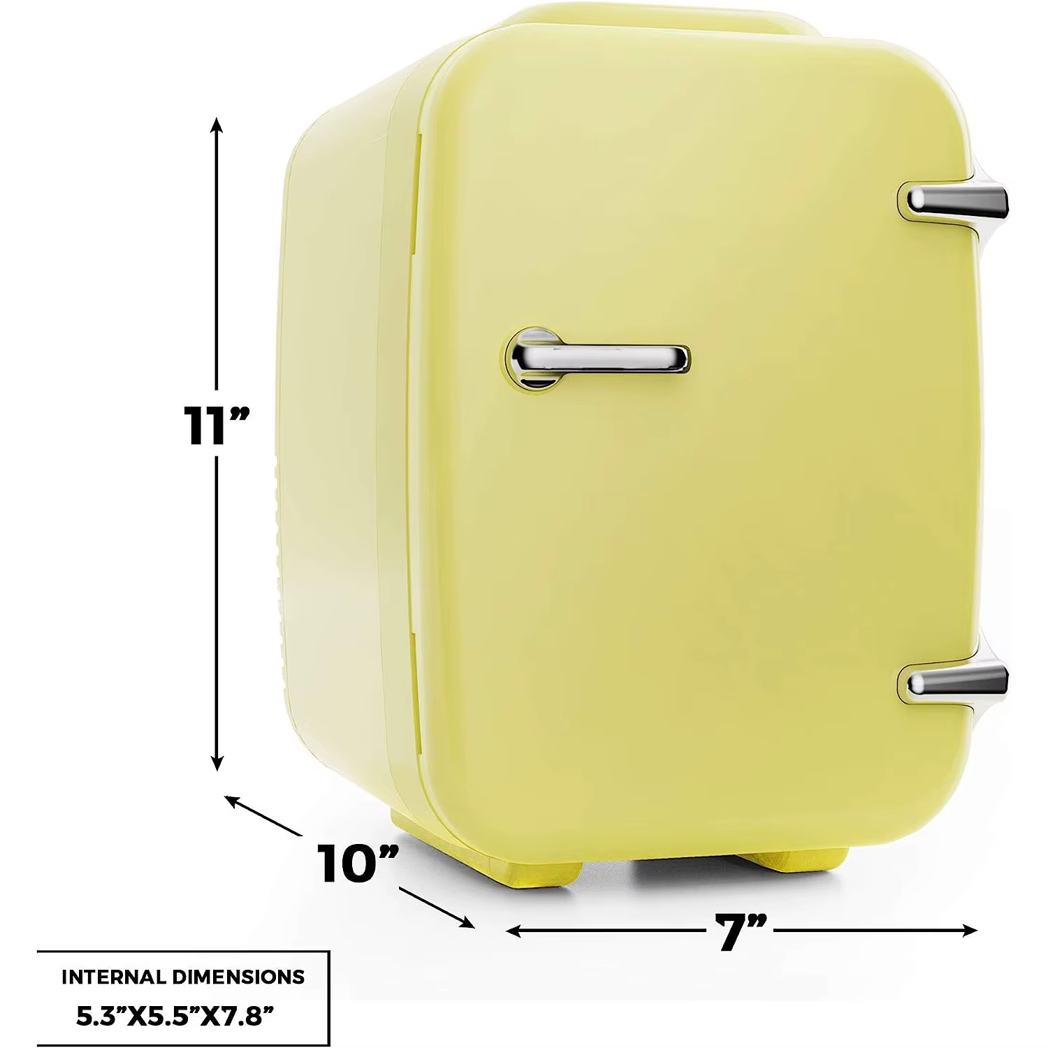 お手頃価格のポータブルカーミニ冷蔵庫 5L ポータブル冷蔵庫 - Beauty Makeup Fridge のレビューと価格