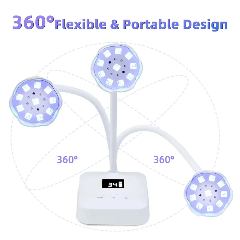 ワイヤレスネイルランプ LED UV タイマー付き 9ビーズ - Uv Nail Lamp のレビューと価格