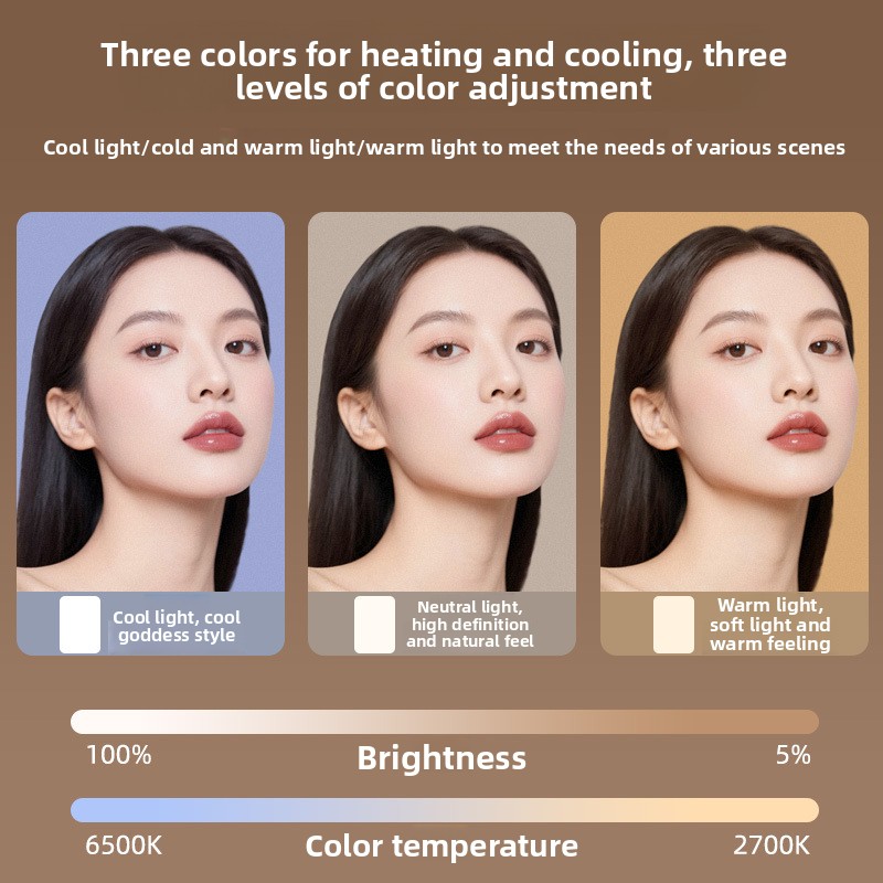 ポータブルRGB LEDフィルライト ミニポケットフォンクリ - Beauty Makeup Video のレビューと価格