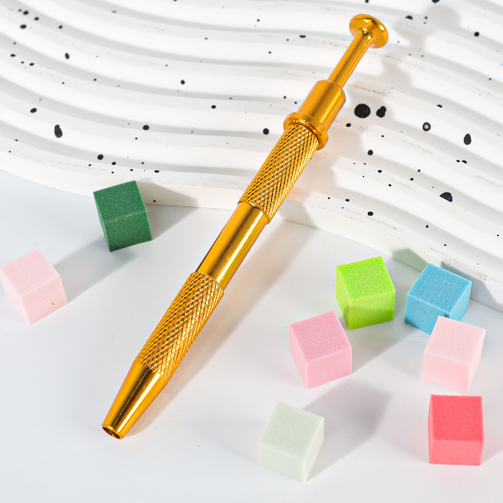 ネイルスタンピングプレート、スポンジパフ付きアルミ合金4爪マ - Nail Art Stamping Kit のレビューと価格