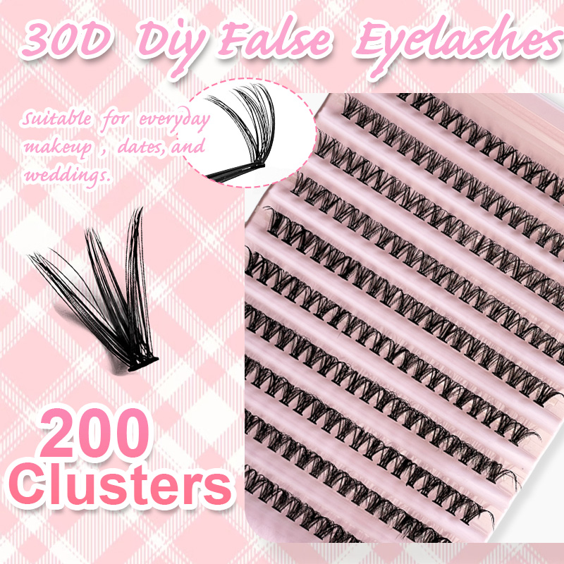 個々のまつげ エクステ用つけまつげ 8-16mm 200本入 - False Eyelashes Natural のレビューと価格