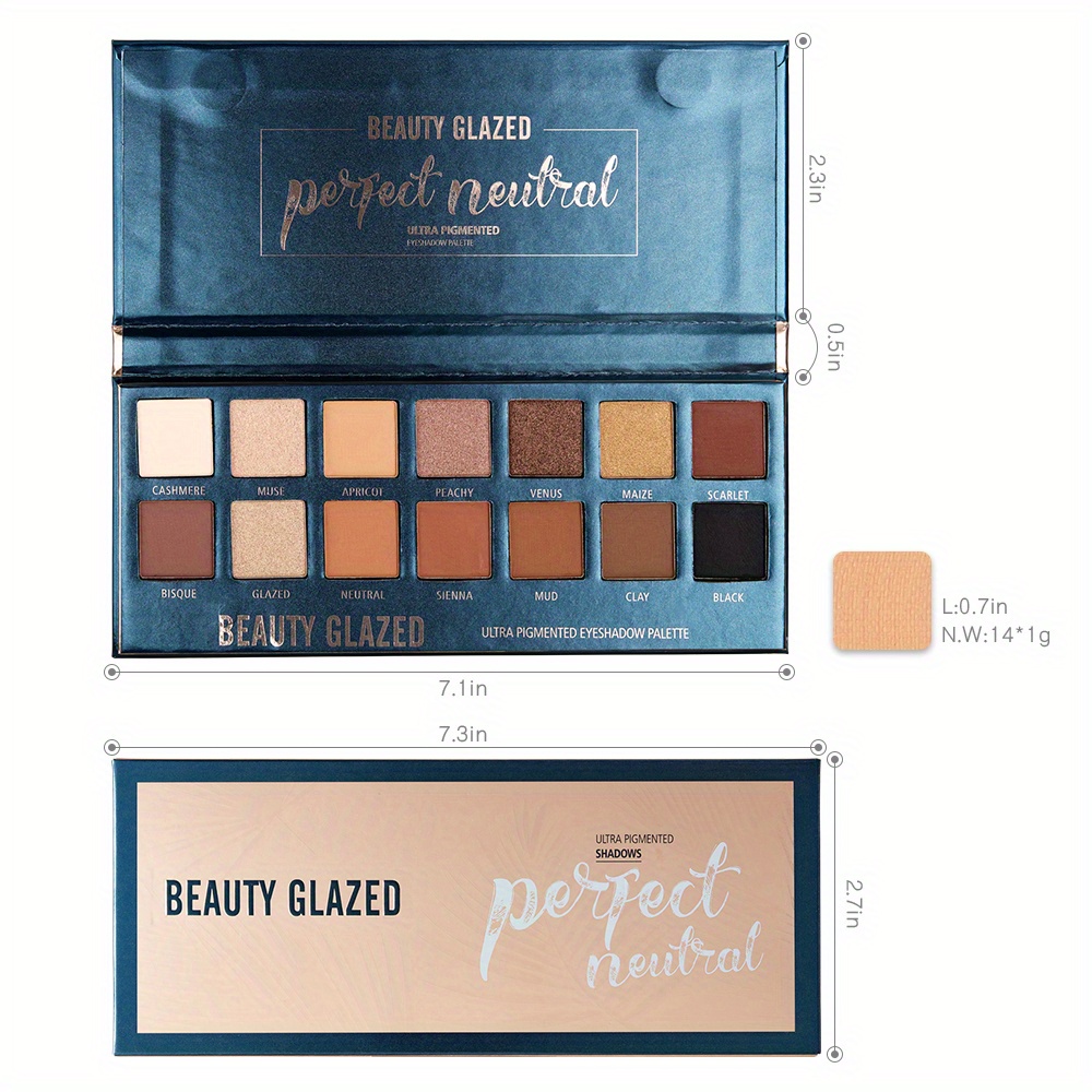 防水アイシャドウパレット,マット,肌色,長持ち,14色,メイ - Beauty Makeup Palette のレビューと価格