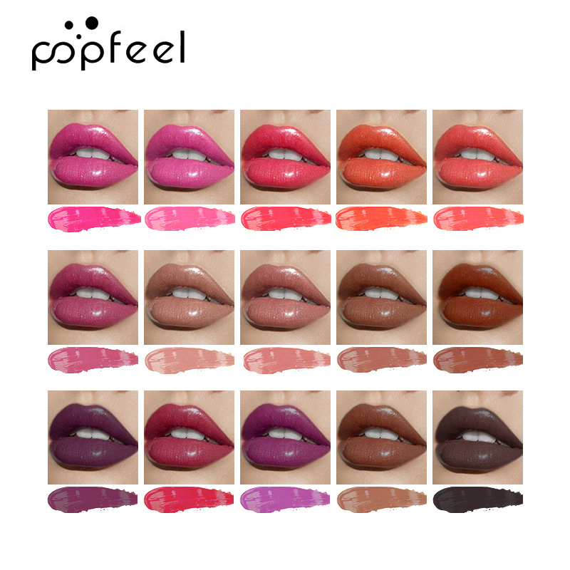 15 色ミニリップグロスメイクアップパレットヌードカラーレッ - Beauty Makeup Palette のレビューと価格