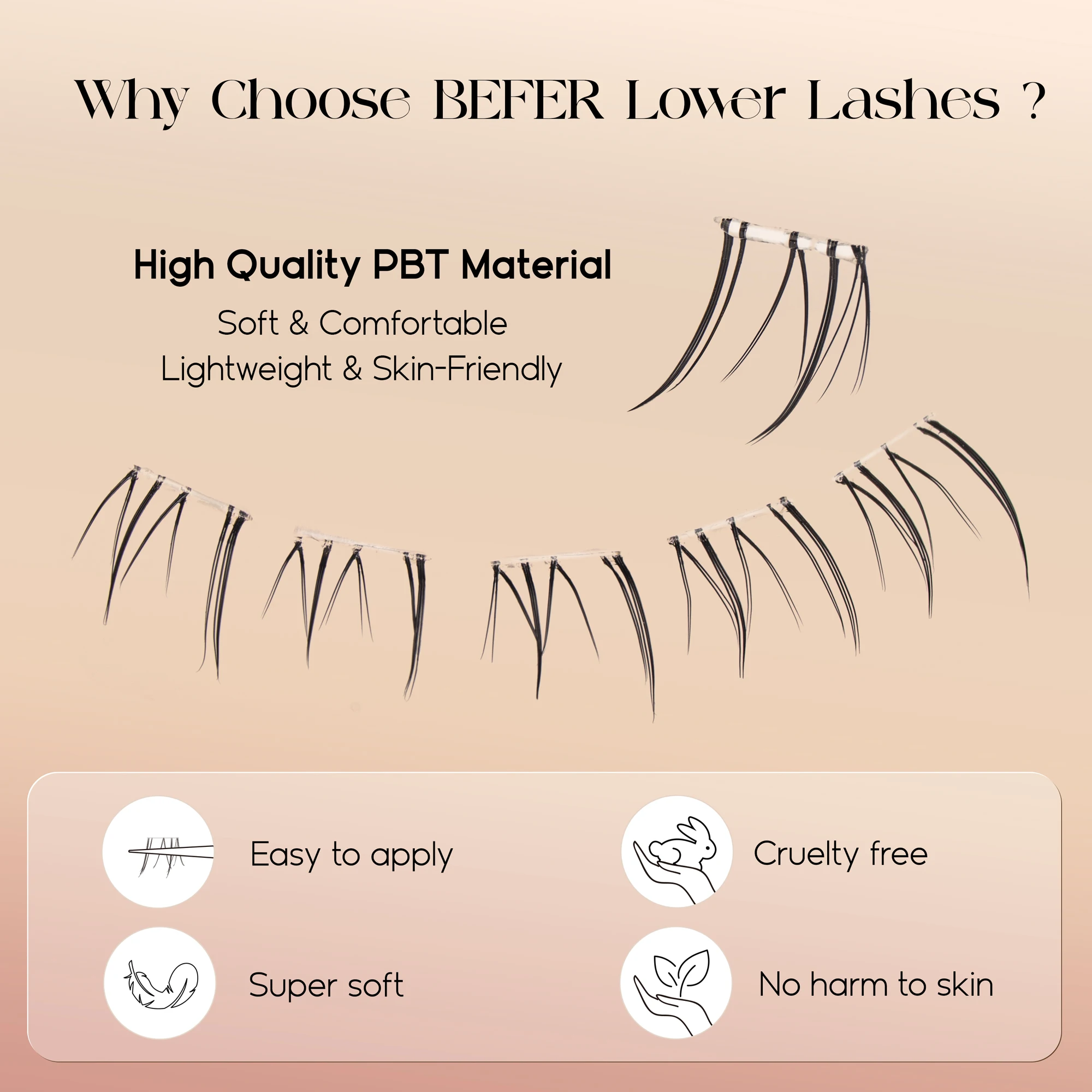 接着剤不要の下まつげ 自然な見た目 自己粘着式つけまつげ マ - False Eyelashes Natural のレビューと価格