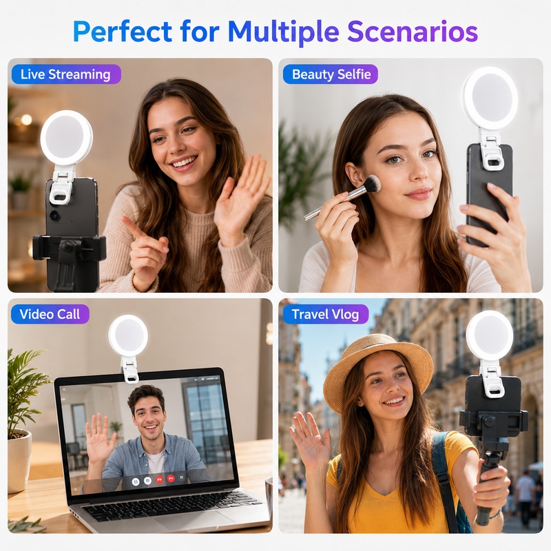 携帯電話用ビデオライト LEDポケットフィルライト セルフィ - Beauty Makeup Video のレビューと価格