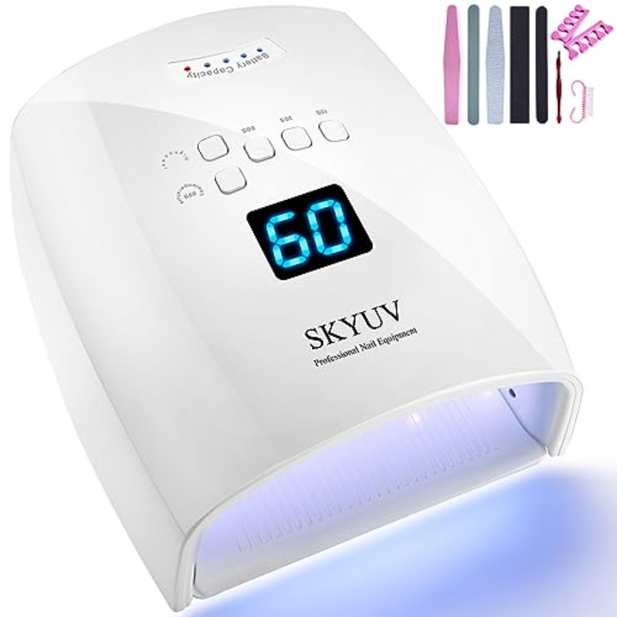 充電式高速乾燥UV LEDネイルランプ、LEDネイルドライヤ - Uv Nail Lamp のレビューと価格