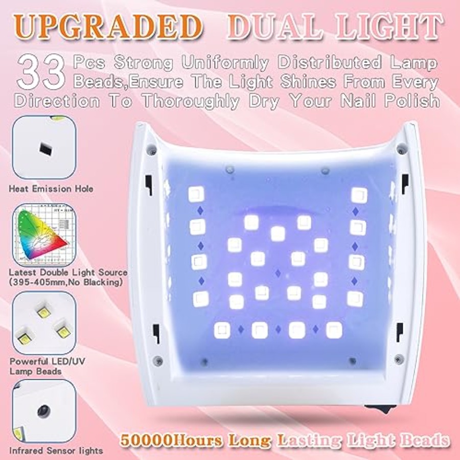 充電式高速乾燥UV LEDネイルランプ、LEDネイルドライヤ - Uv Nail Lamp のレビューと価格