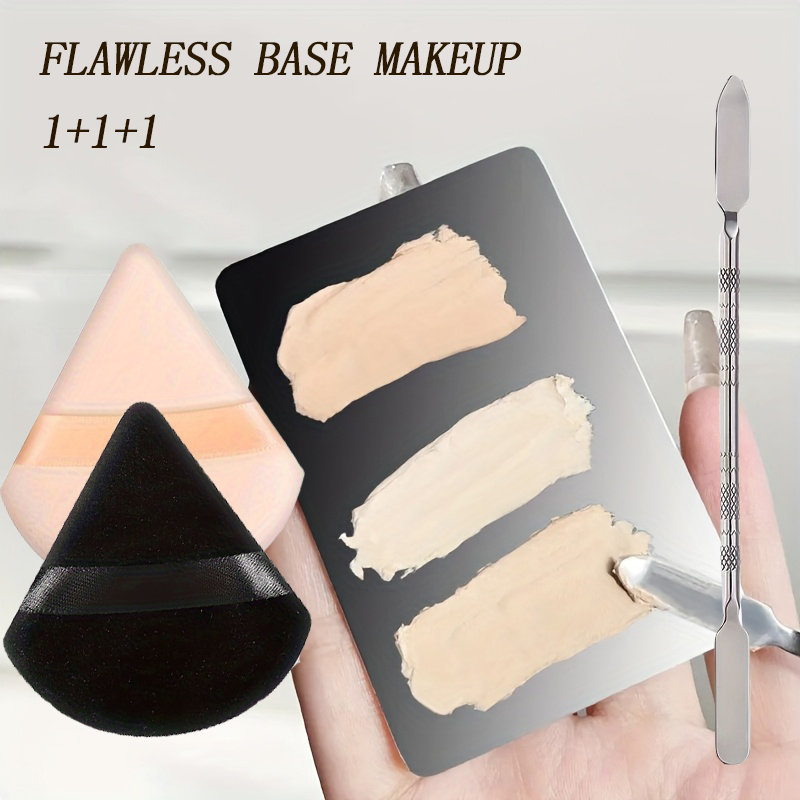 ステンレス鋼メイクアップミキサーネイルアートポリッシュミキシ - Beauty Makeup Palette のレビューと価格