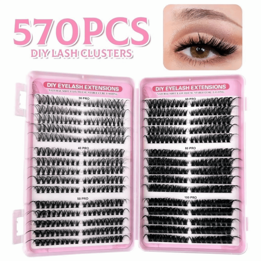 新しい8-16mmの長さのつけまつげ、ナチュラルルック、30 - False Eyelashes Natural のレビューと価格