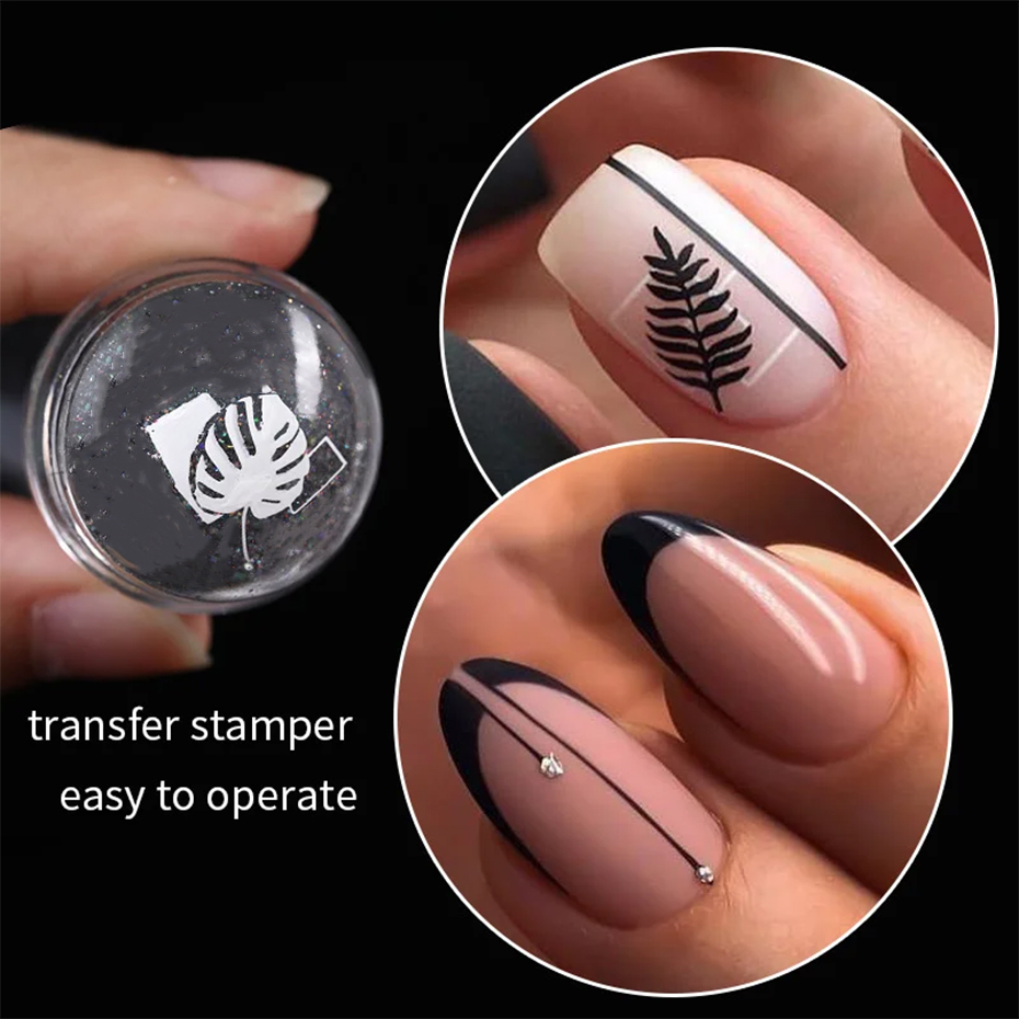 ネイルスタンピングプレートピュアクリアゼリーネイルアートスタ - Nail Art Stamping Kit のレビューと価格