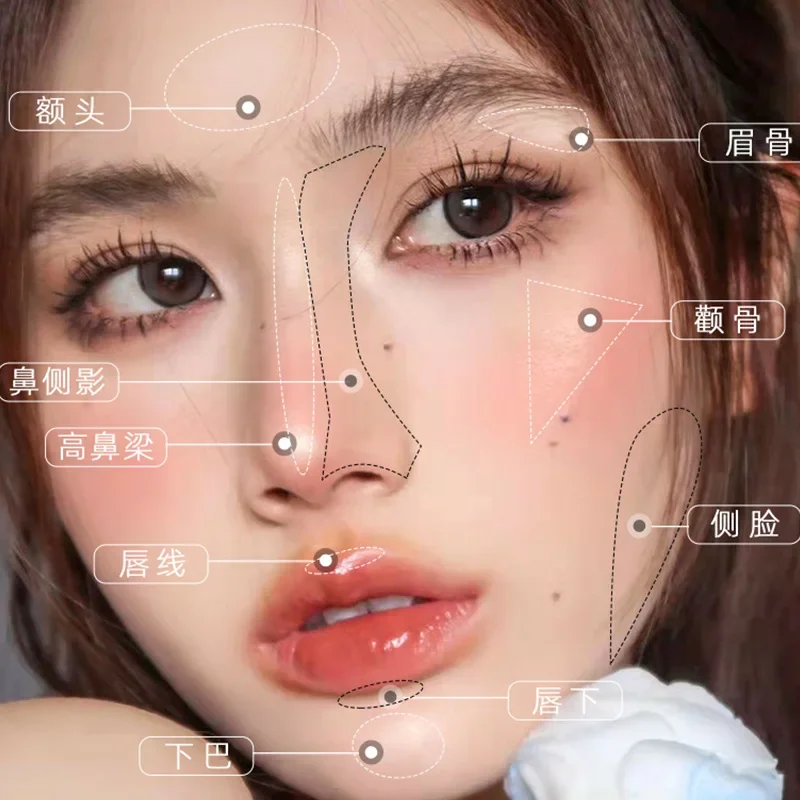 キーアニメーター ハイライターパウダーパレット ブラッシャー - Beauty Makeup Palette のレビューと価格