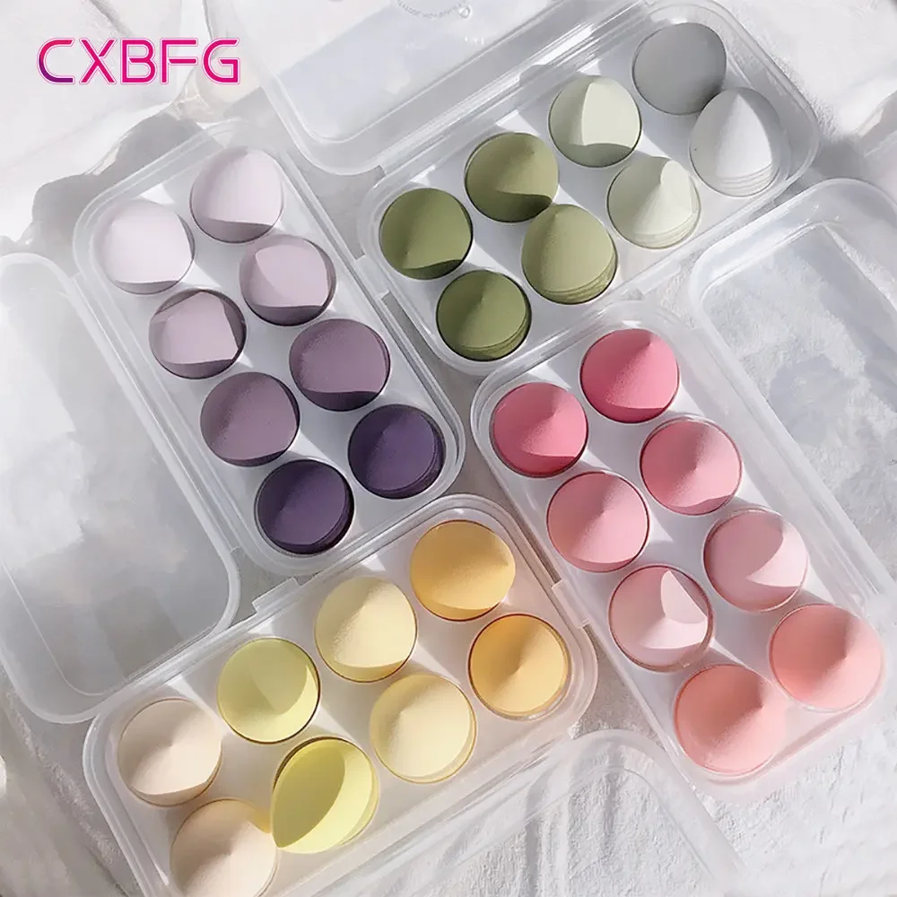 4/8 個メイクアップスポンジブレンダー美容卵化粧パフソフト - Beauty Blender In Makeup のレビューと価格