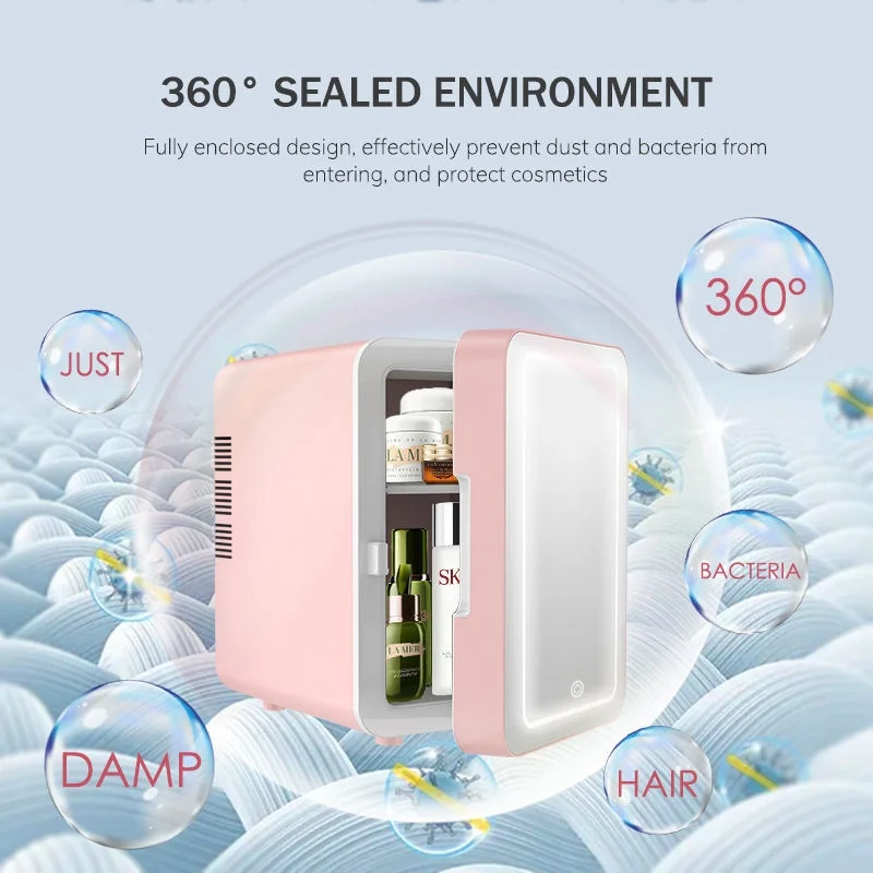 4Lミニビューティー冷蔵庫 LEDミラー付き - スキンケア - Beauty Makeup Fridge のレビューと価格