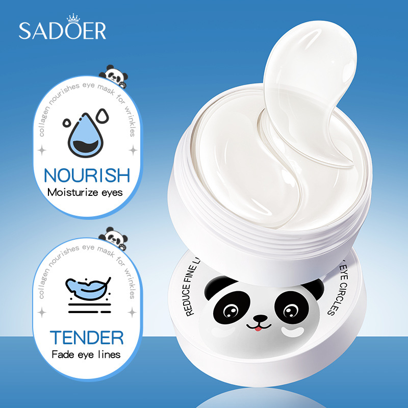 60 個 SADOER クリスタルコラーゲンアイマスク抗くま - Collagen Eye Patch のレビューと価格