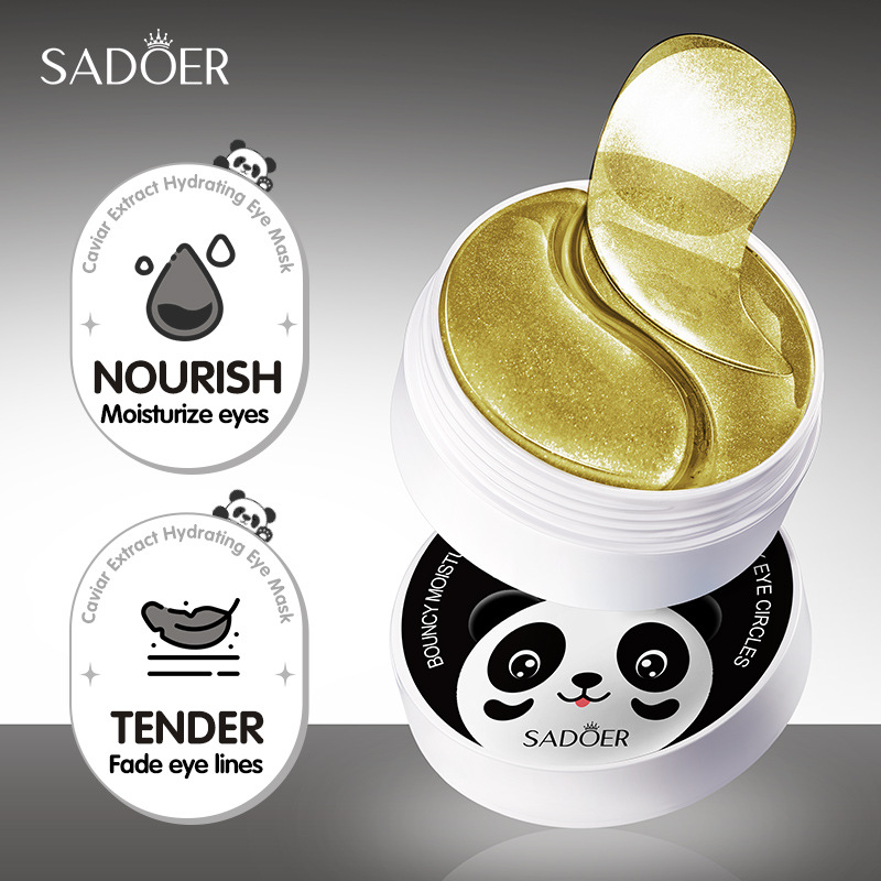 60 個 SADOER クリスタルコラーゲンアイマスク抗くま - Collagen Eye Patch のレビューと価格