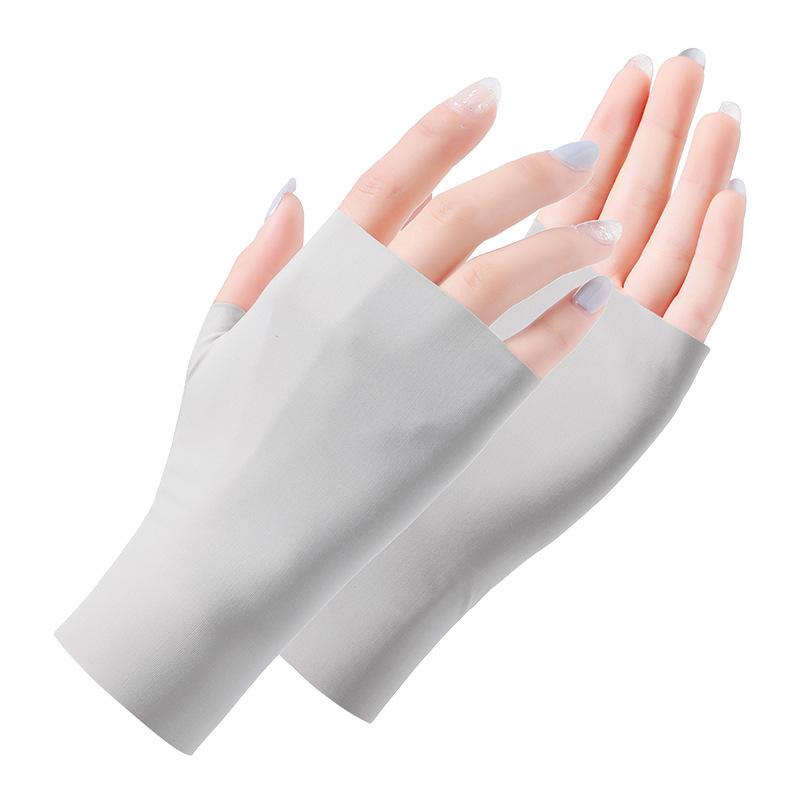 ネイルアートジェルネイルランプ用日焼け止めグローブ、指なしハ - Uv Nail Lamp のレビューと価格