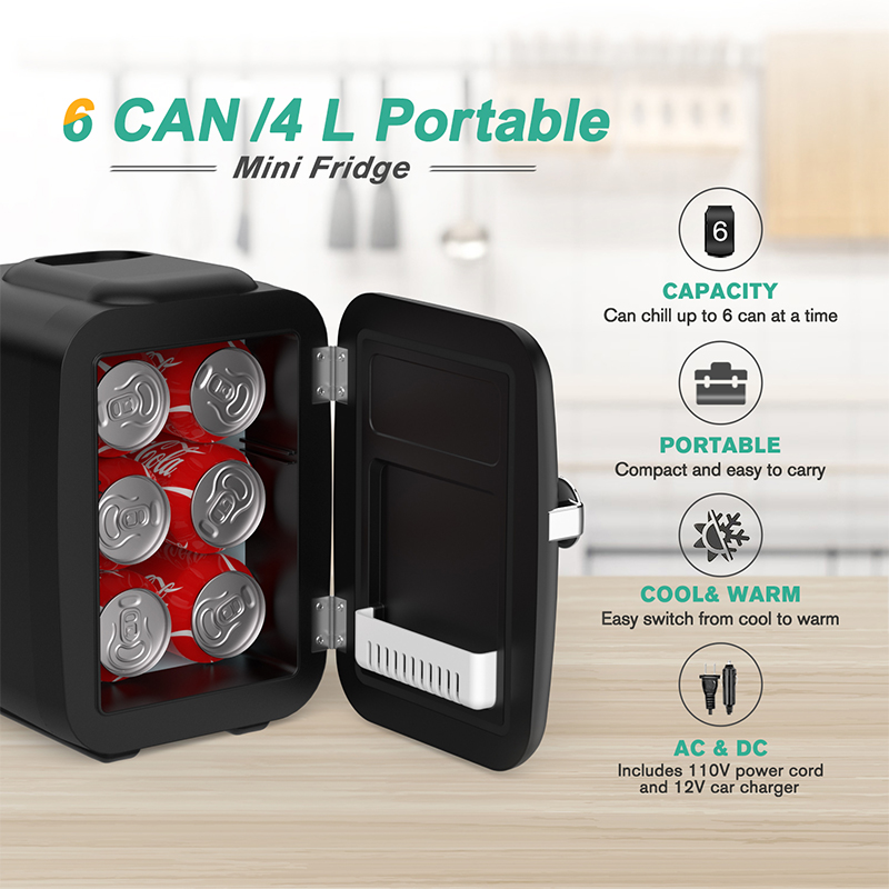 ミニカー冷蔵庫,Crownful-4L V,110V, AC - Beauty Makeup Fridge のレビューと価格