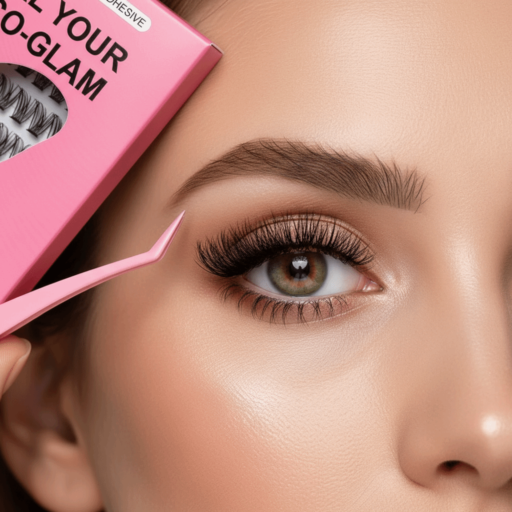 自然な見た目DIYまつげエクステキット ふわふわ 接着剤不要 - False Eyelashes Natural のレビューと価格