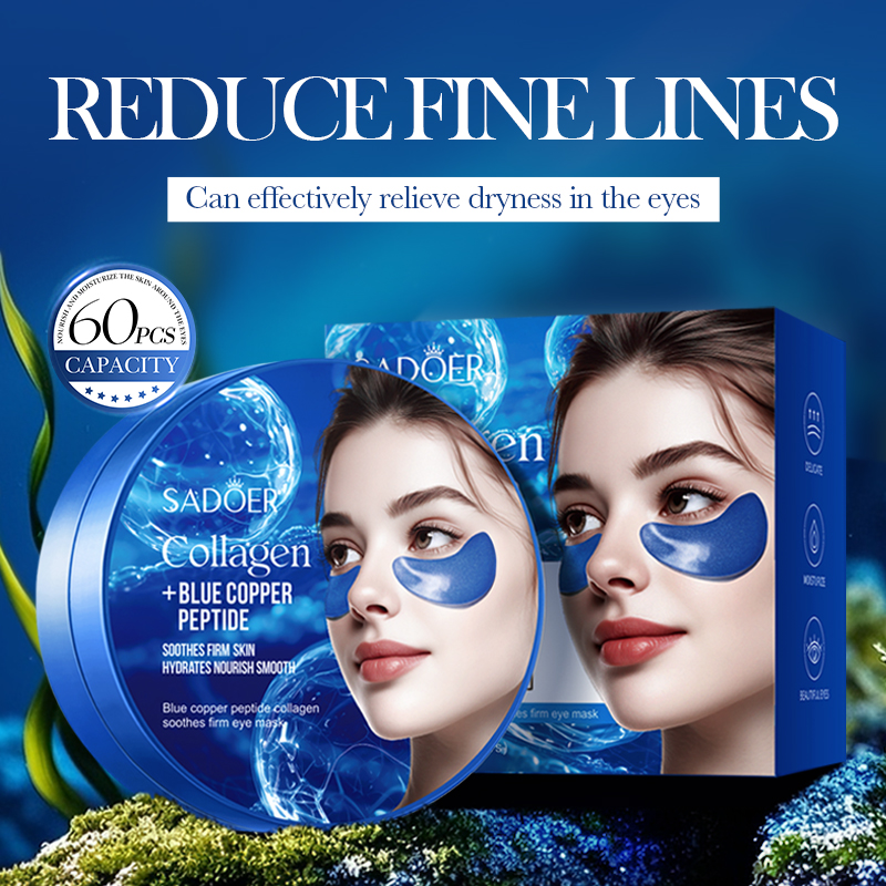 60 個 SADOER カフェインクリスタルコラーゲンアイマ - Collagen Eye Patch のレビューと価格