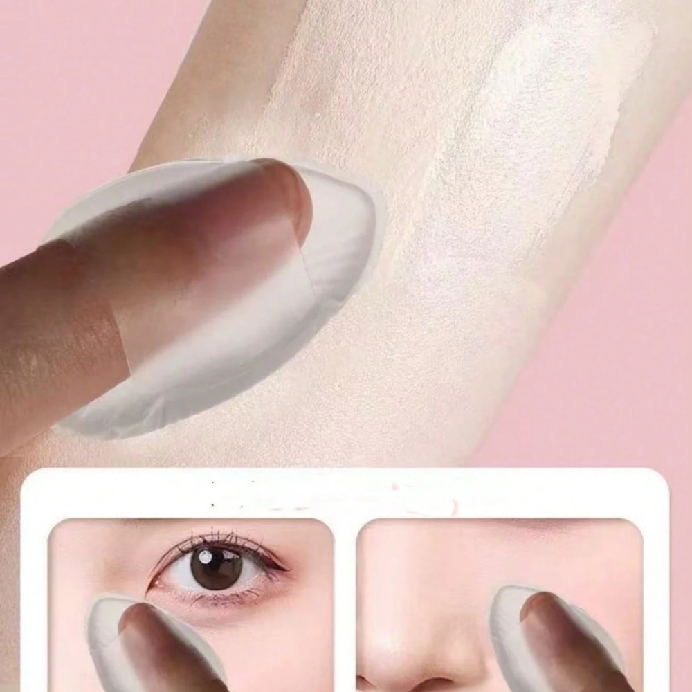 1/2 個シリコーンメイクアップスポンジ透明メイクアップファ - Beauty Makeup Blender のレビューと価格
