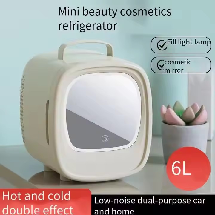 スマートライブラリー格安ピンクメイクアップミニ冷凍庫車載クー - Beauty Makeup Fridge のレビューと価格