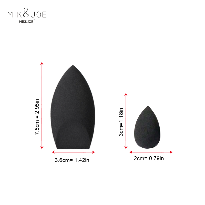 ブラックビューティースポンジエッグ2個 - ラテックスフリー - Beauty Blender In Makeup のレビューと価格