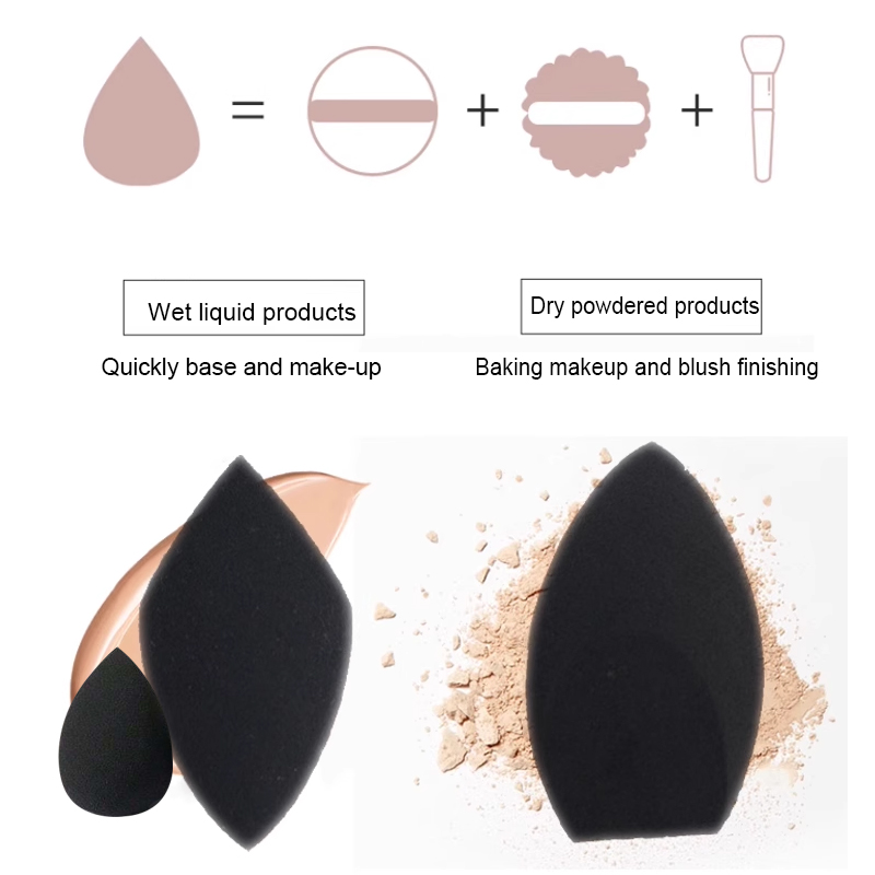 ブラックビューティースポンジエッグ2個 - ラテックスフリー - Beauty Blender In Makeup のレビューと価格