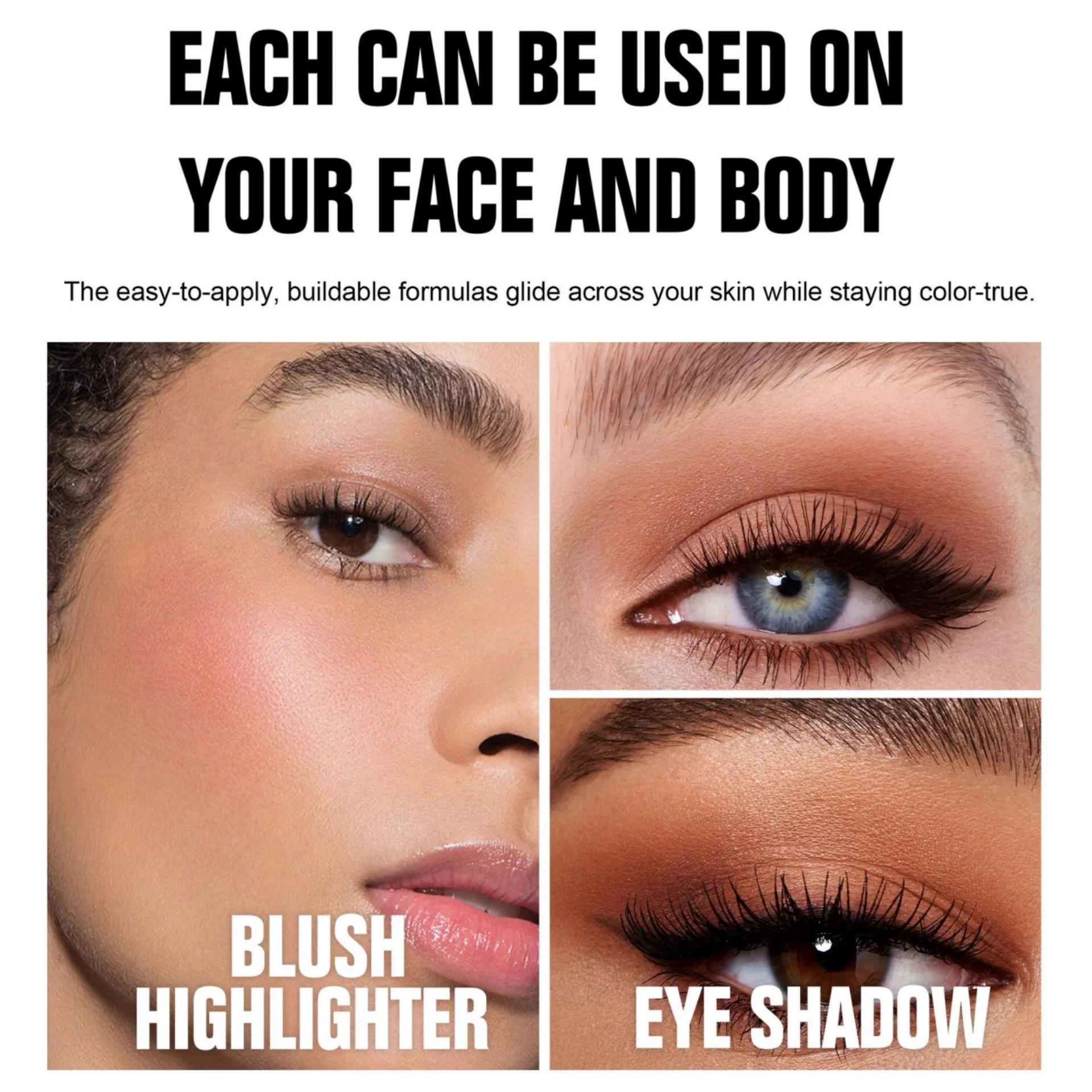 長持ちチークルージュ 3 色ブラッシュパレットナチュラルマッ - Beauty Makeup Palette のレビューと価格