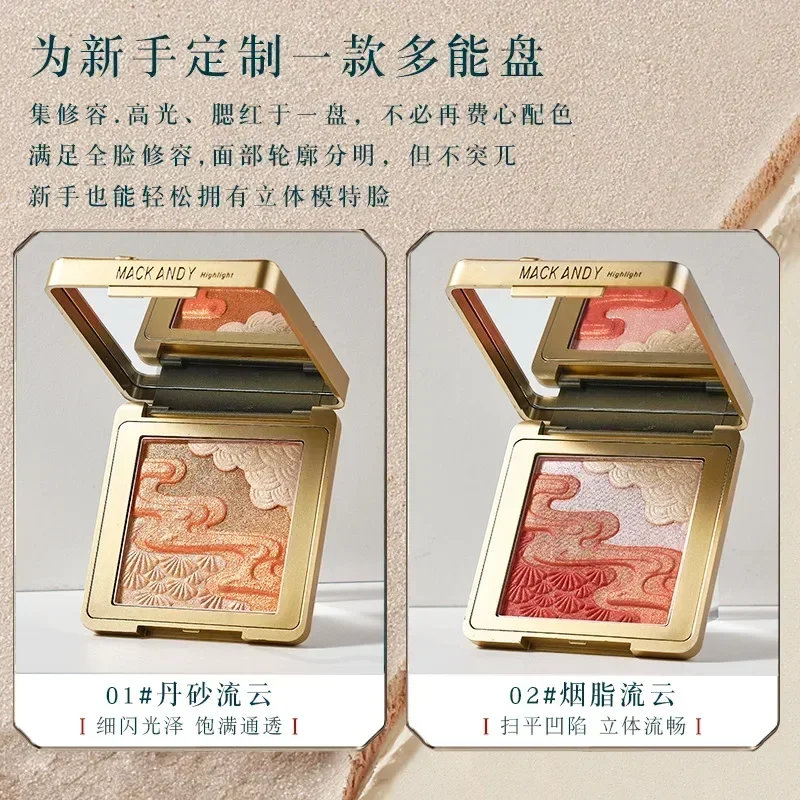 MACKANDY オリジナル輪郭パレットブラッシュナチュラル - Beauty Makeup Palette のレビューと価格
