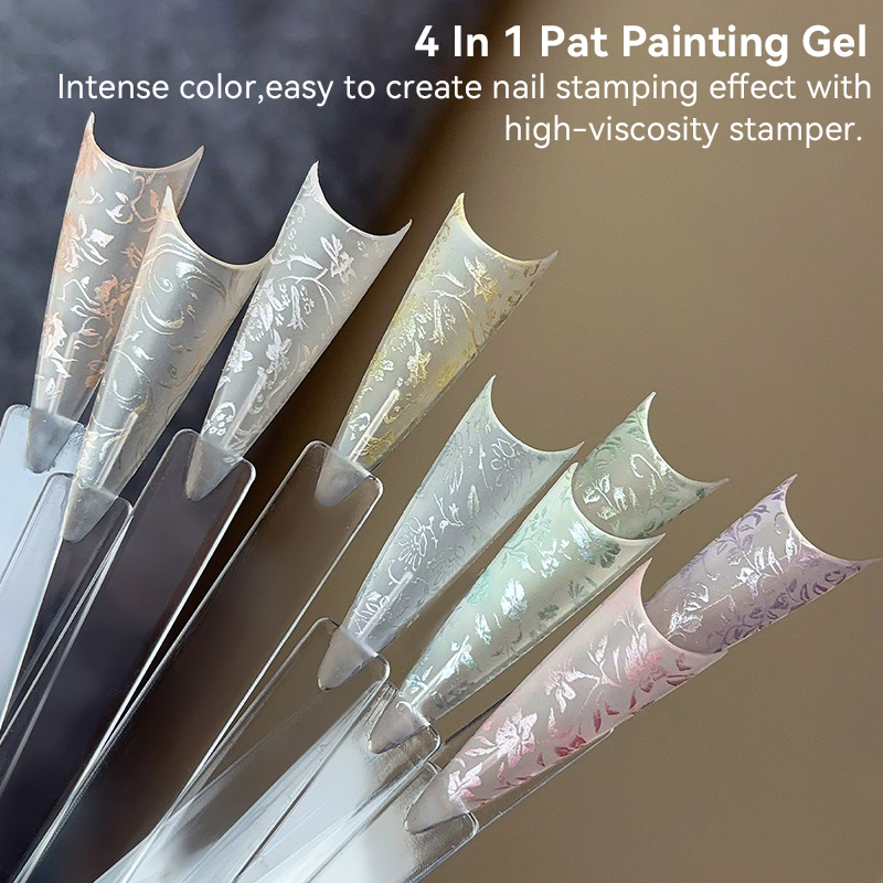 UR SUGAR 3個入り パールパットペイントジェルネイル - Nail Art Stamping Kit のレビューと価格