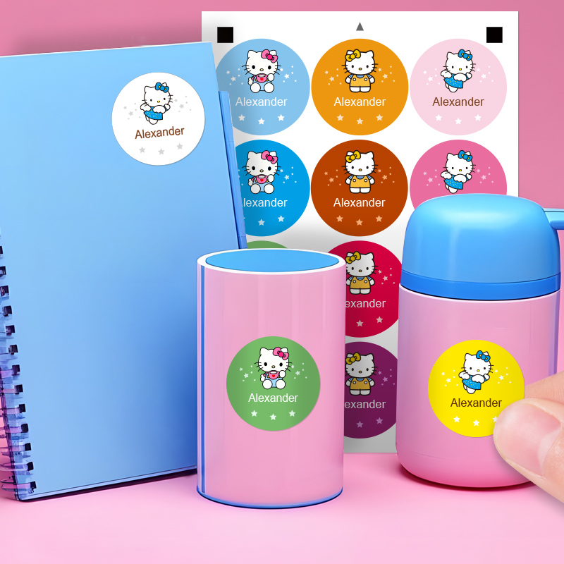 カスタムハローキティネームステッカー - メイクアップパレッ - Beauty Makeup Palette のレビューと価格
