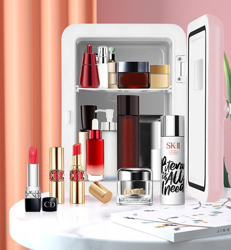 家庭用・車載両用 4L ミニ冷蔵庫 冷凍庫 化粧品冷蔵庫 美 - Beauty Makeup Fridge のレビューと価格