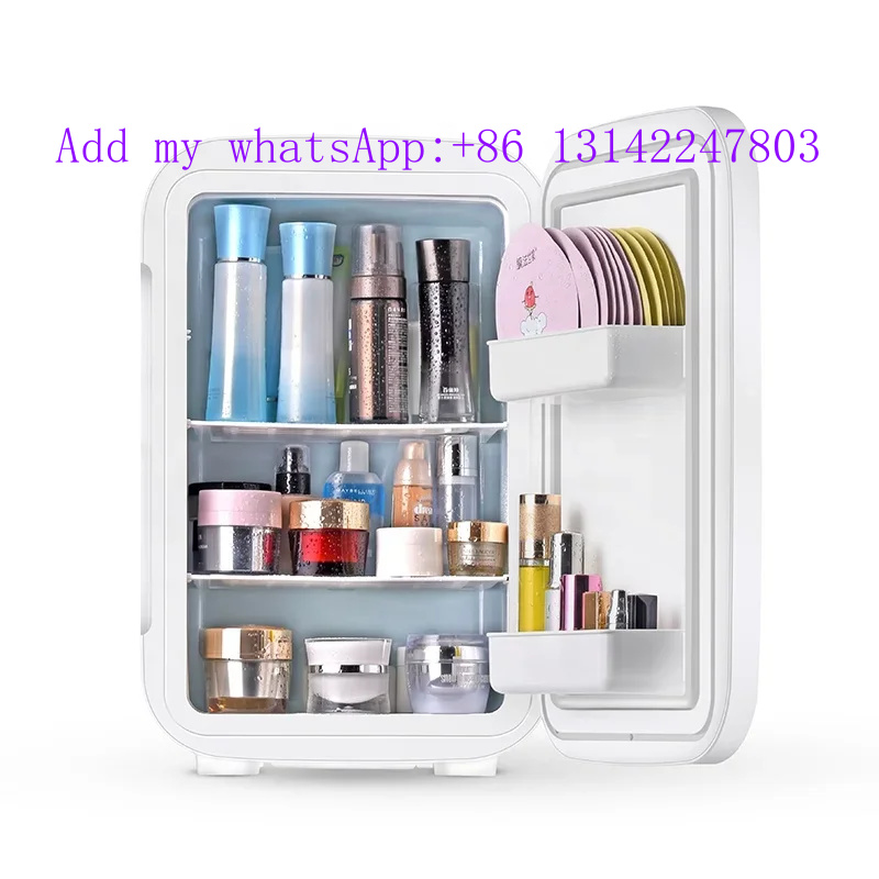 ガラス扉仕上げの完璧なミニ冷蔵庫、25L、ホワイト、美容メイ - Beauty Makeup Fridge のレビューと価格