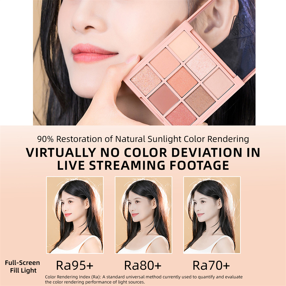 フルスクリーンLEDビデオライトRa95+写真撮影用フィルラ - Beauty Makeup Video のレビューと価格